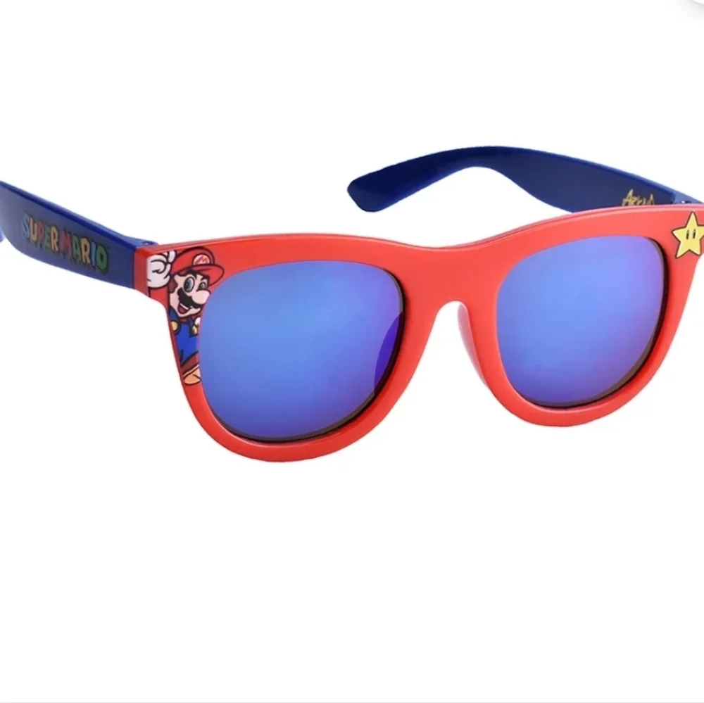 Nintendo Super Mario Brothers Red Wayfarer-Style Kids Sunglasses